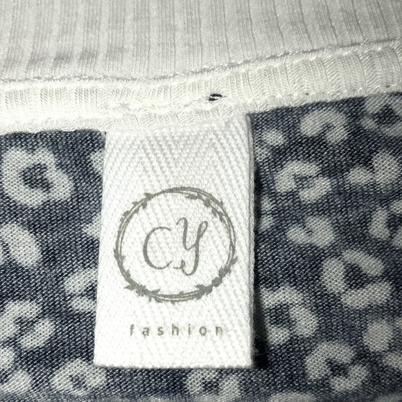 NWOT DRESS SZ S CY FASHION NAVY and WHITE GREAT TRAVEL PIECE SOFT NAVY and WHITE - Picture 5 of 6